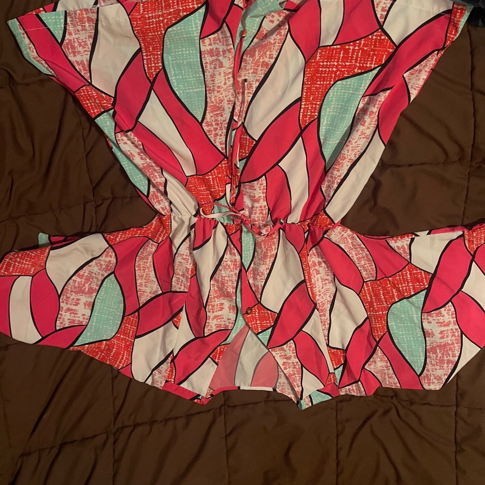 Vibrant Patterned Kimono Dress